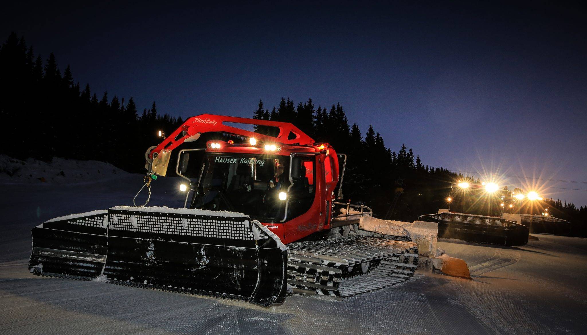Pistenbully fahren am Hauser Kaibling