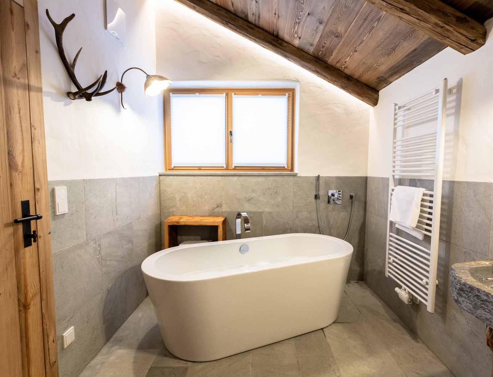 Badezimmer im Chalet