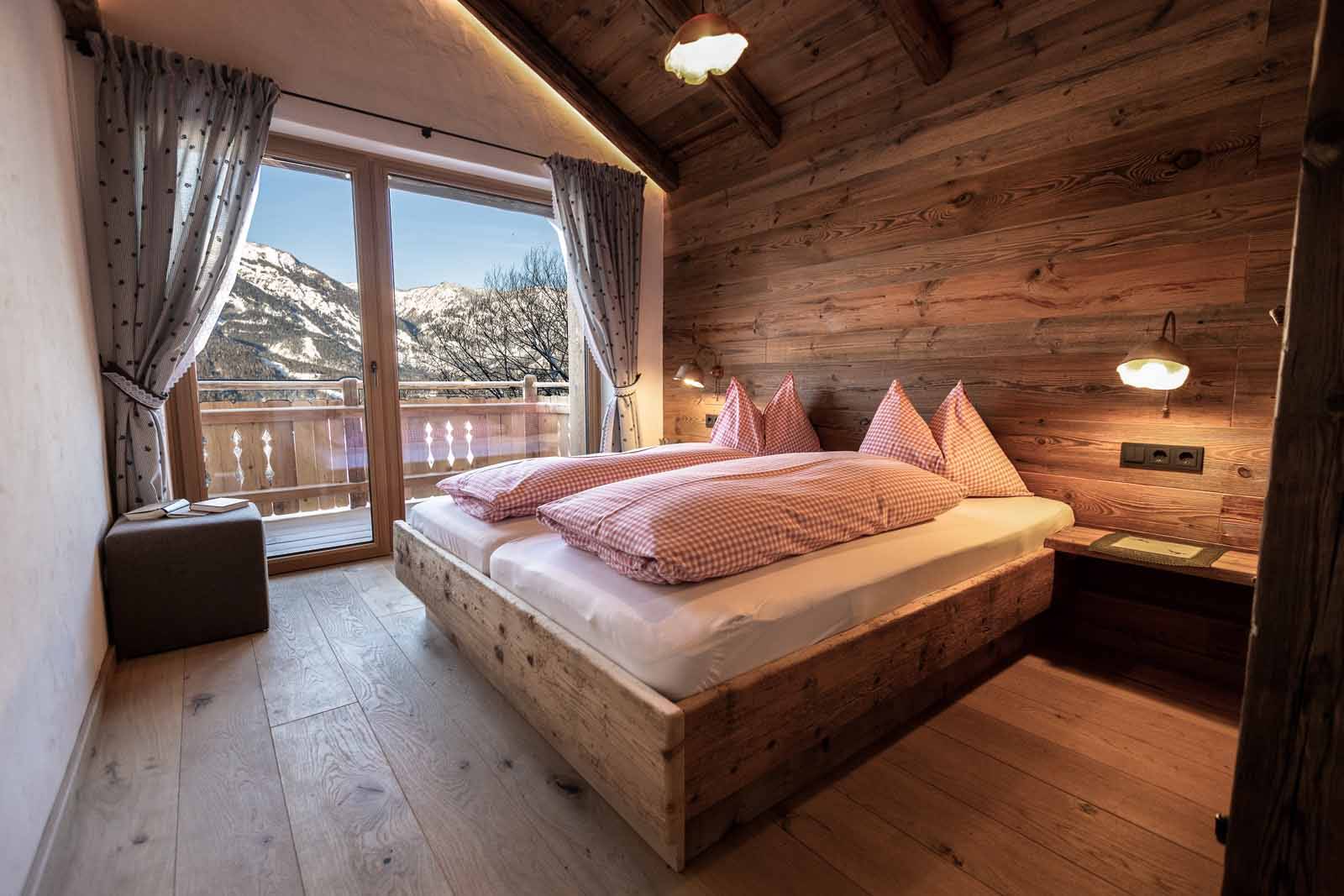 Schlafen mit Hüttenambiente